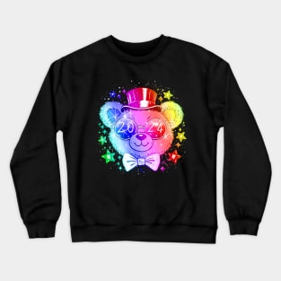 Happy New Bear! Rainbow Variant Crewneck Sweatshirt